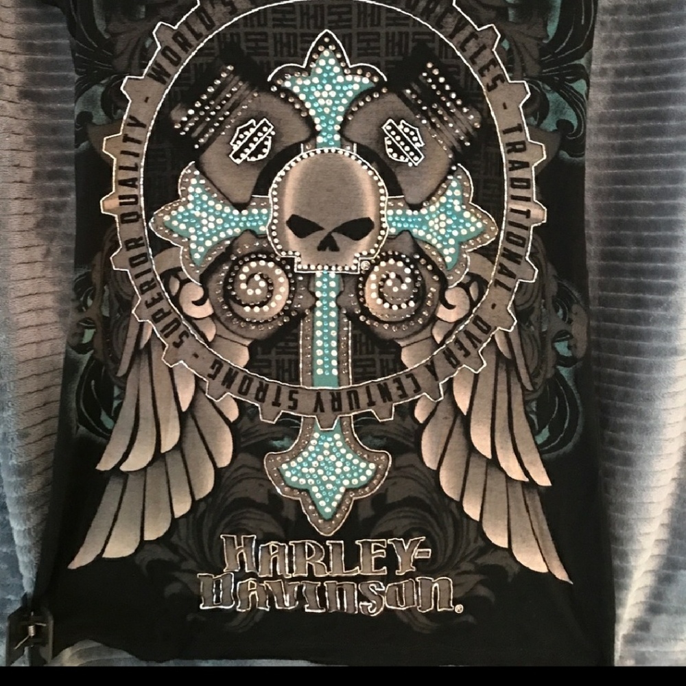 Harley Davidson Bling Top